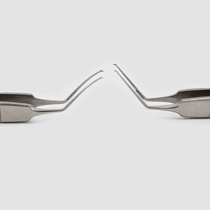 Stainless Utrata Capsulorhexis Forceps with Horizontal Textured and Flat Handle (3)