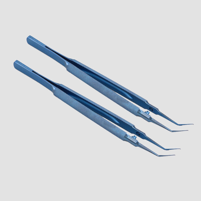 Titanium Utrata Capsulorhexis Forceps with round handle (1)