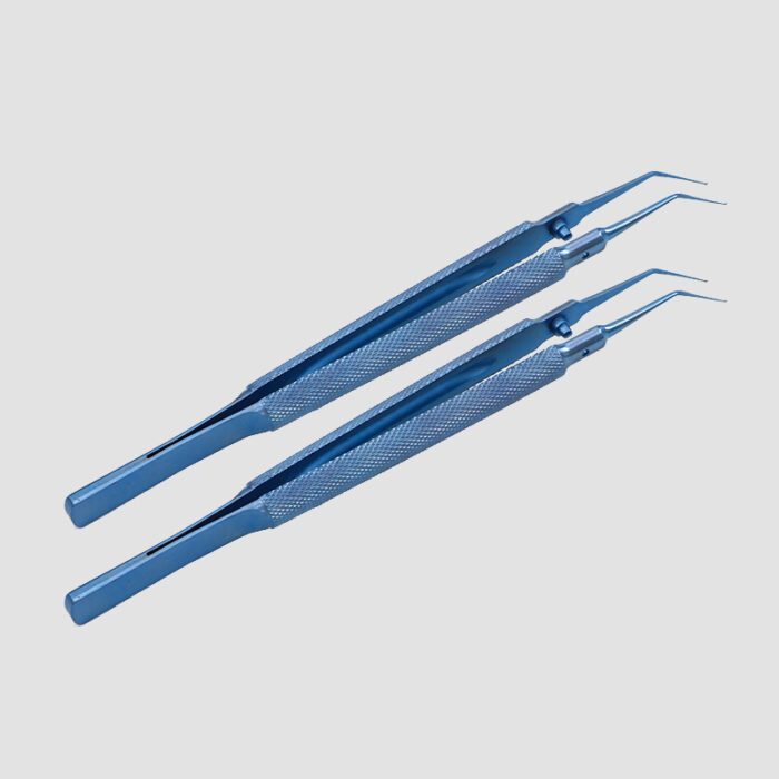 Titanium Utrata Capsulorhexis Forceps with round handle (6)