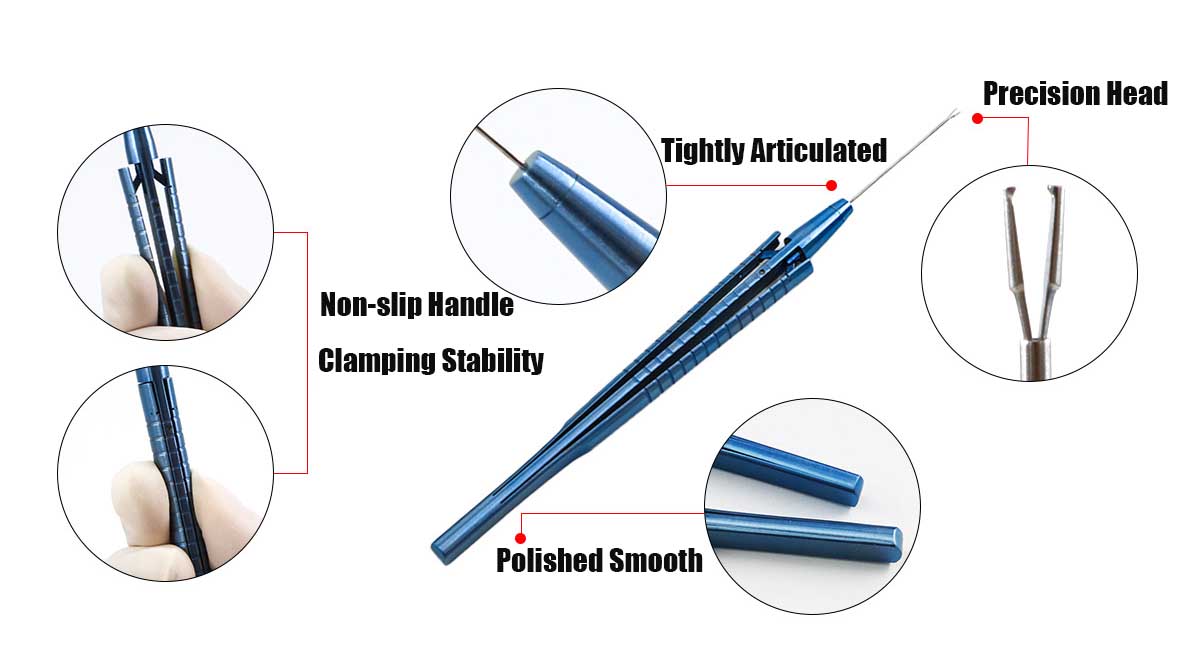 features of intraocular retinal forceps
