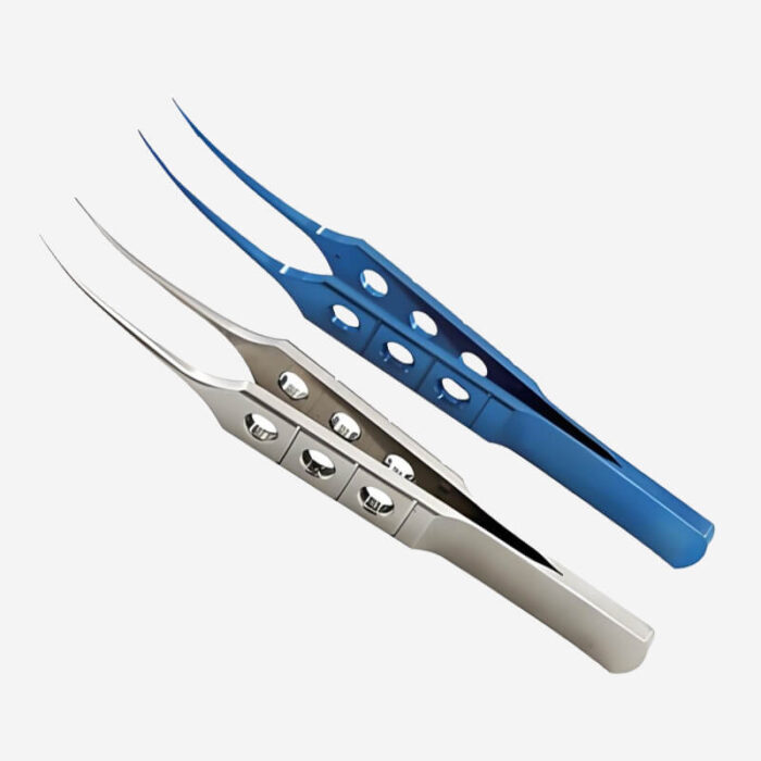 curved suture tying forceps